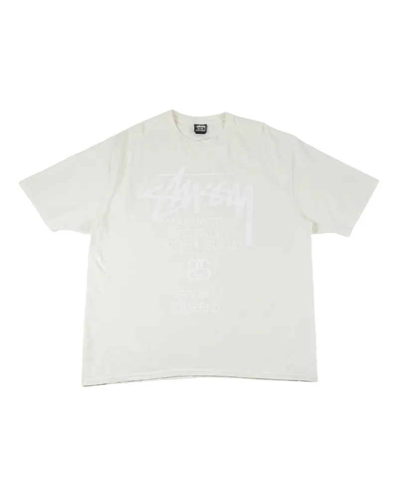 Stüssy New York Chapter World Tour T-Shirt - Weiß Weiß