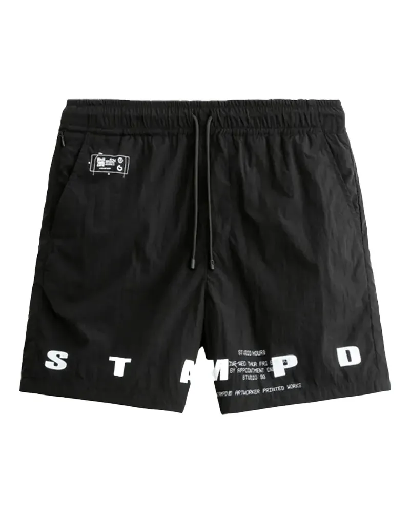 Stampd Transit Koffer-Shorts - Schwarz Schwarz