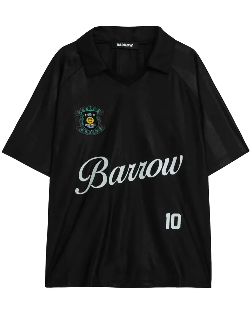 BARROW T-Shirt mit Sport-Print - Schwarz Schwarz