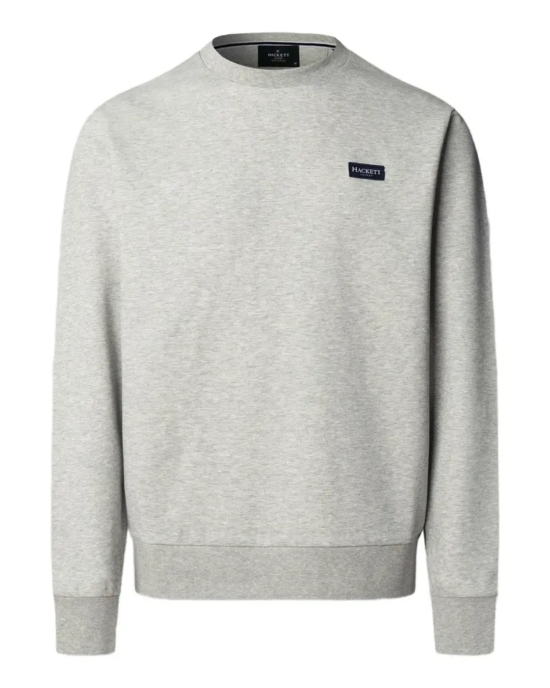 Hackett Pullover mit Logo-Patch - Grau Grau