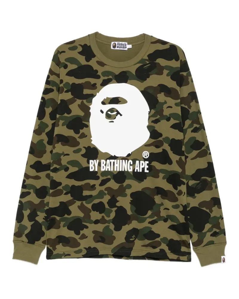 BAPE 1st Camo Ape Head T-Shirt - Grün Grün