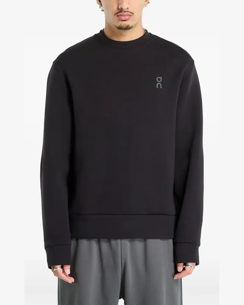 ON Focus Tech Crew sweatshirt - Schwarz Schwarz