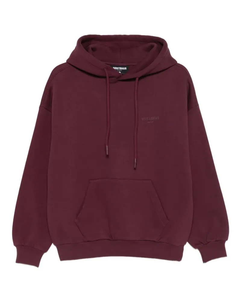 WRSTBHVR Studio V12 Hoodie mit Kordelzug - Rot Rot