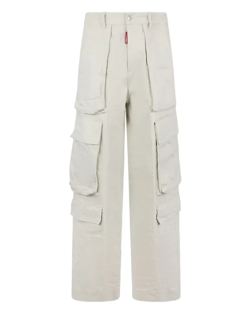 Dsquared2 Big Cargohose im Utility-Look - Nude Nude