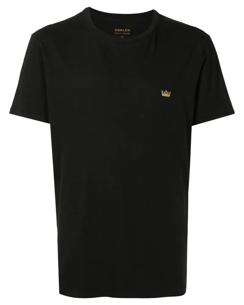 Osklen T-Shirt mit Logo-Print - Schwarz Schwarz
