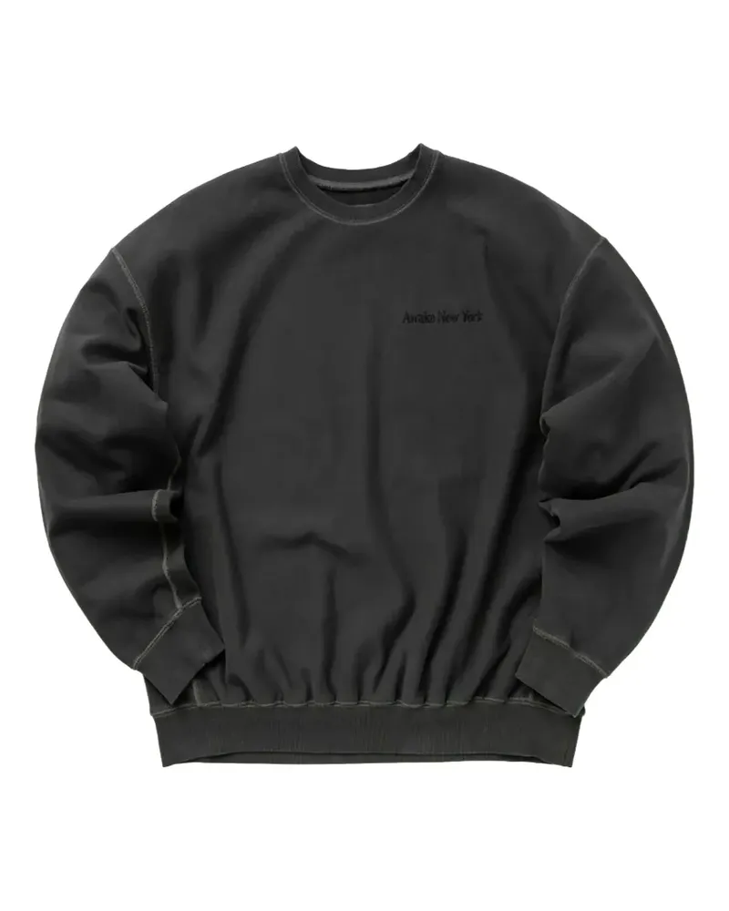 AWAKE NY Sweatshirt mit Logo-Stickerei - Schwarz Schwarz
