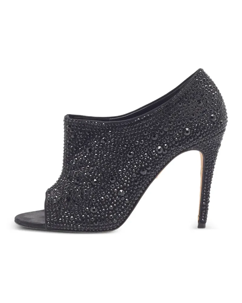 Gina Sandalen mit Kristallen - Schwarz Schwarz