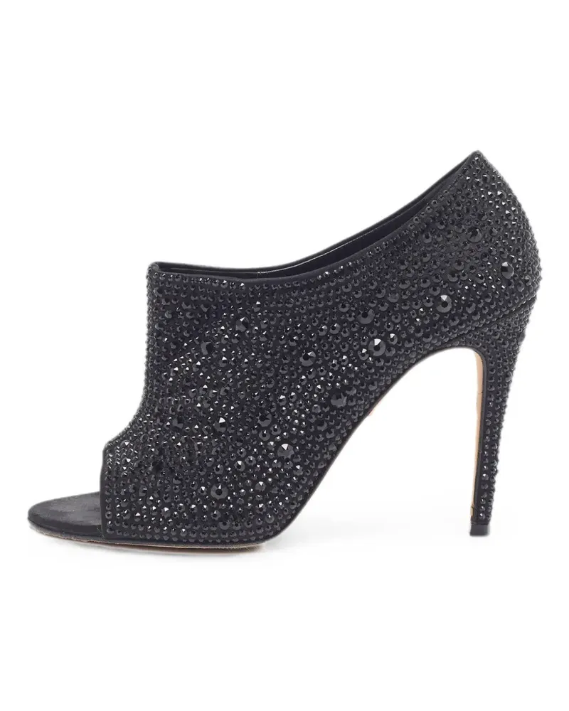 Gina crystal-embellished open-toe sandals - Schwarz Schwarz
