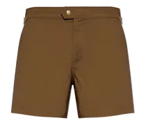 Klassische Badeshorts - Braun