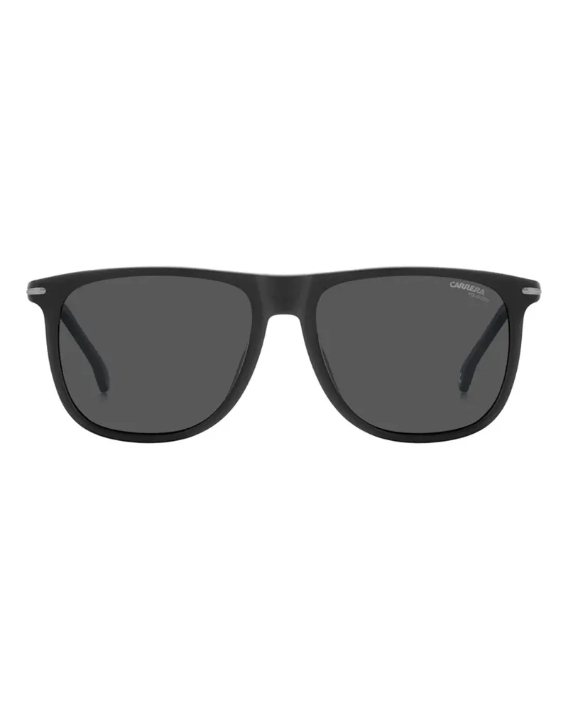 Carrera Sonnenbrille mit eckigem Gestell - Schwarz Schwarz