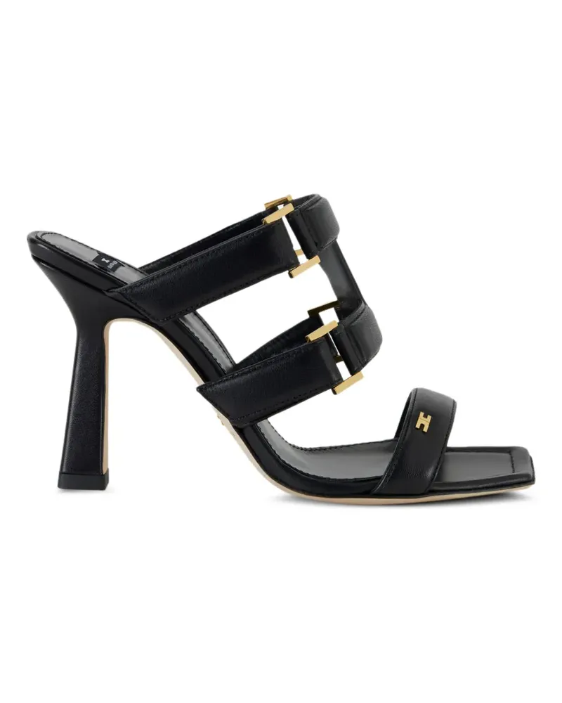 Elisabetta Franchi leather sandals - Schwarz Schwarz