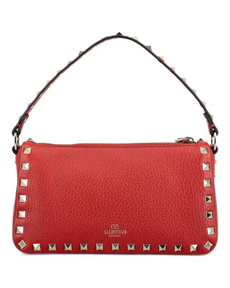 Valentino Garavani Kleine Rockstud Schultertasche - Rot Rot