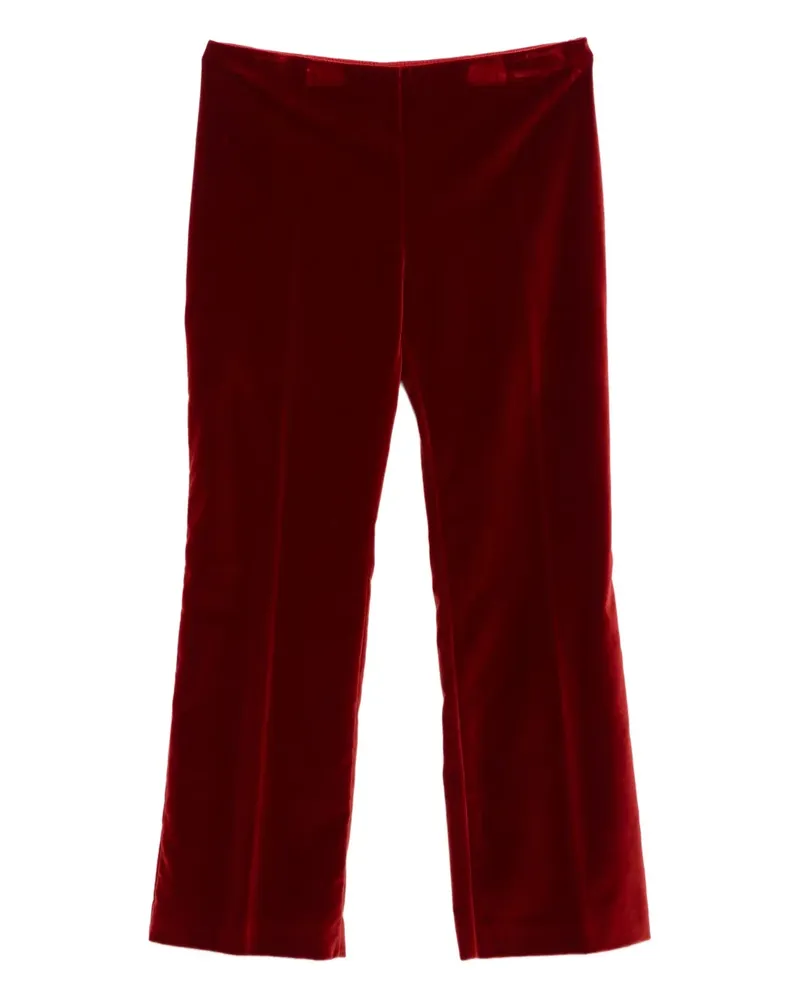 Etro Hose aus Samt - Rot Rot