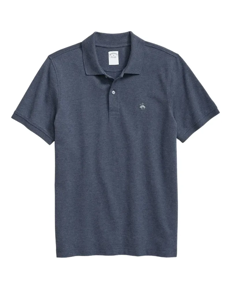 Brooks Brothers Piqué-Poloshirt - Blau Blau
