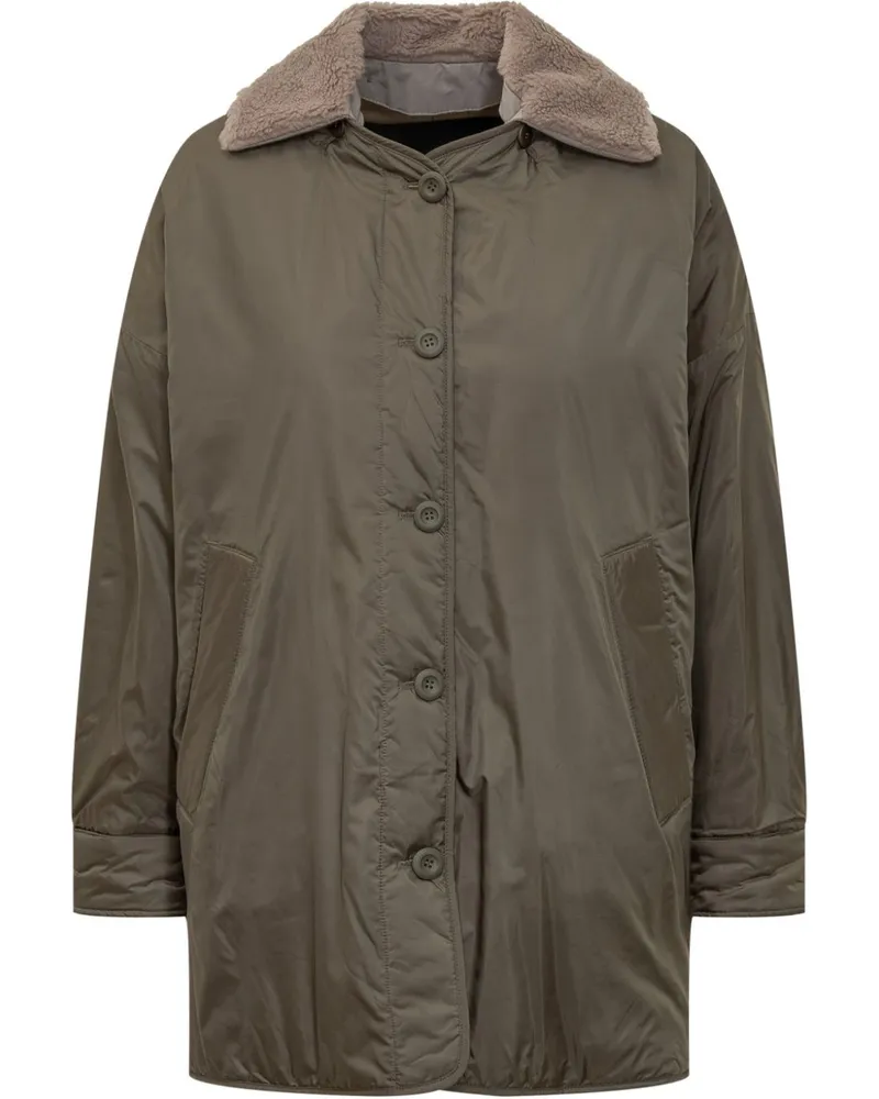 Max Mara Wendbare Drava Jacke - Grün Grün