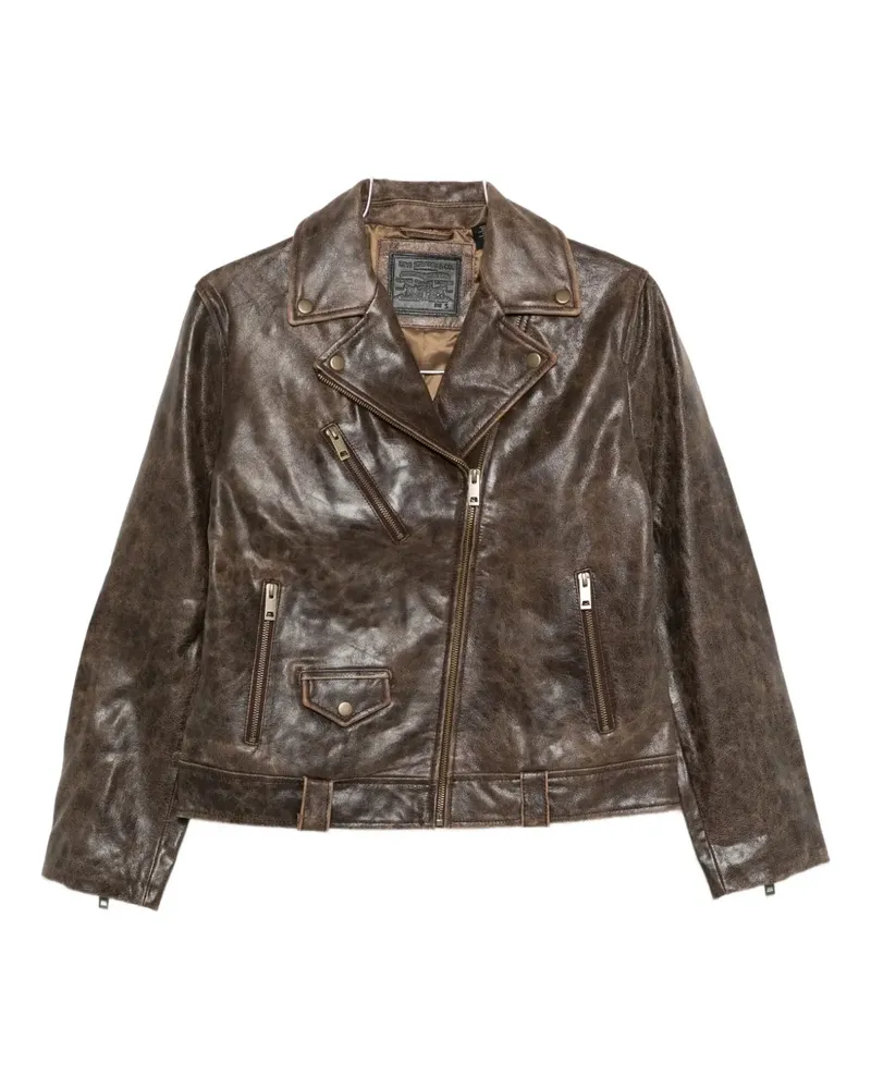 Levi's Klassische Lederjacke - Braun Braun