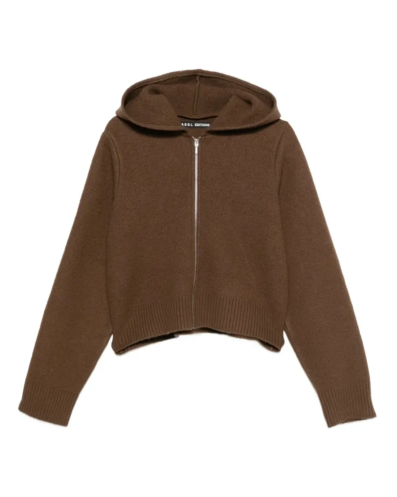 KASSL Kapuzenjacke mit Reißverschluss - Braun Braun