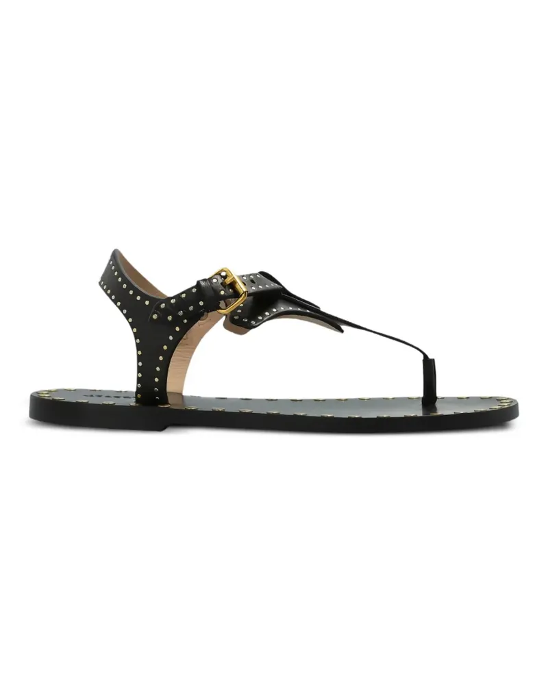 Isabel Marant Joonya Sandalen mit Nieten - Schwarz Schwarz