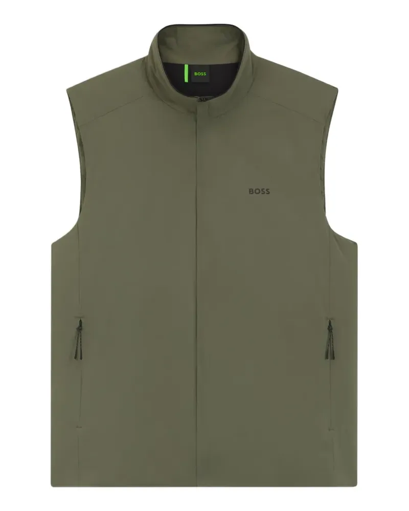 HUGO BOSS Weste mit Stehkragen - Grün Grün