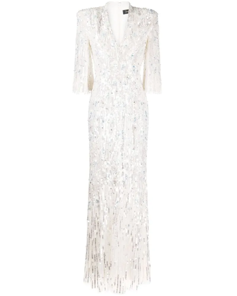 Jenny Packham Narelle Abendkleid Weiß