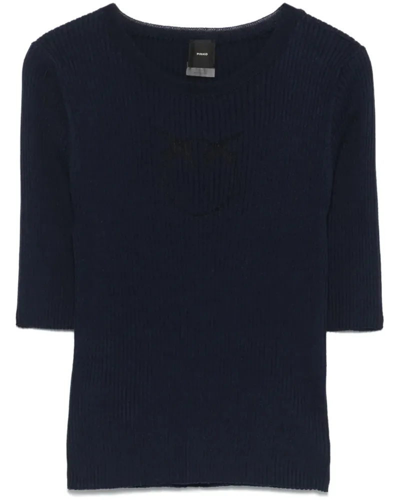 Pinko Love Birds T-Shirt - Blau Blau