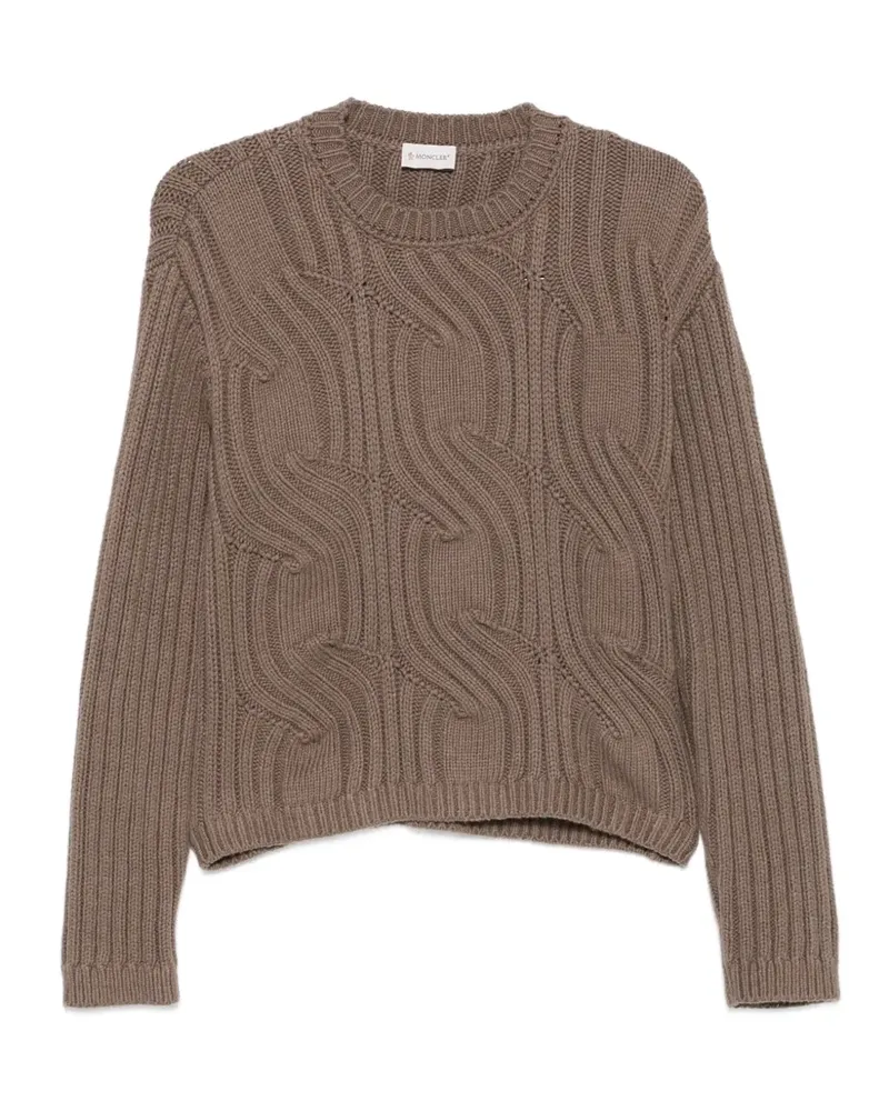 Moncler Gerippter Pullover - Braun Braun