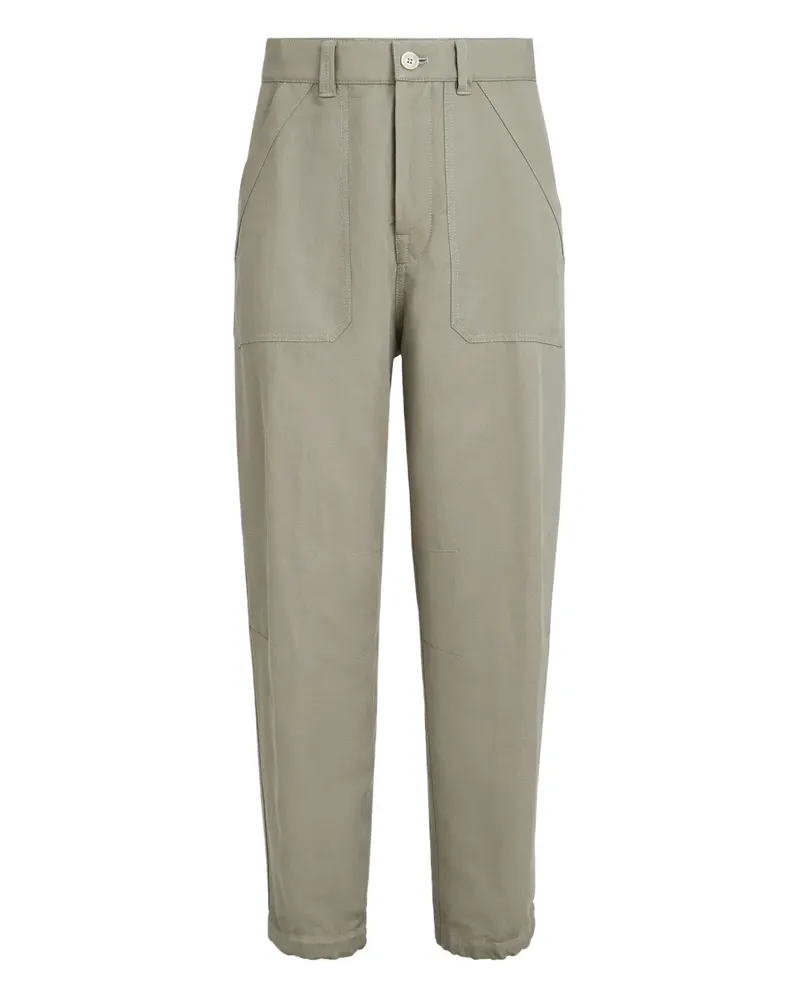 Brunello Cucinelli Hose mit aufgesetzten Taschen - Grün Grün