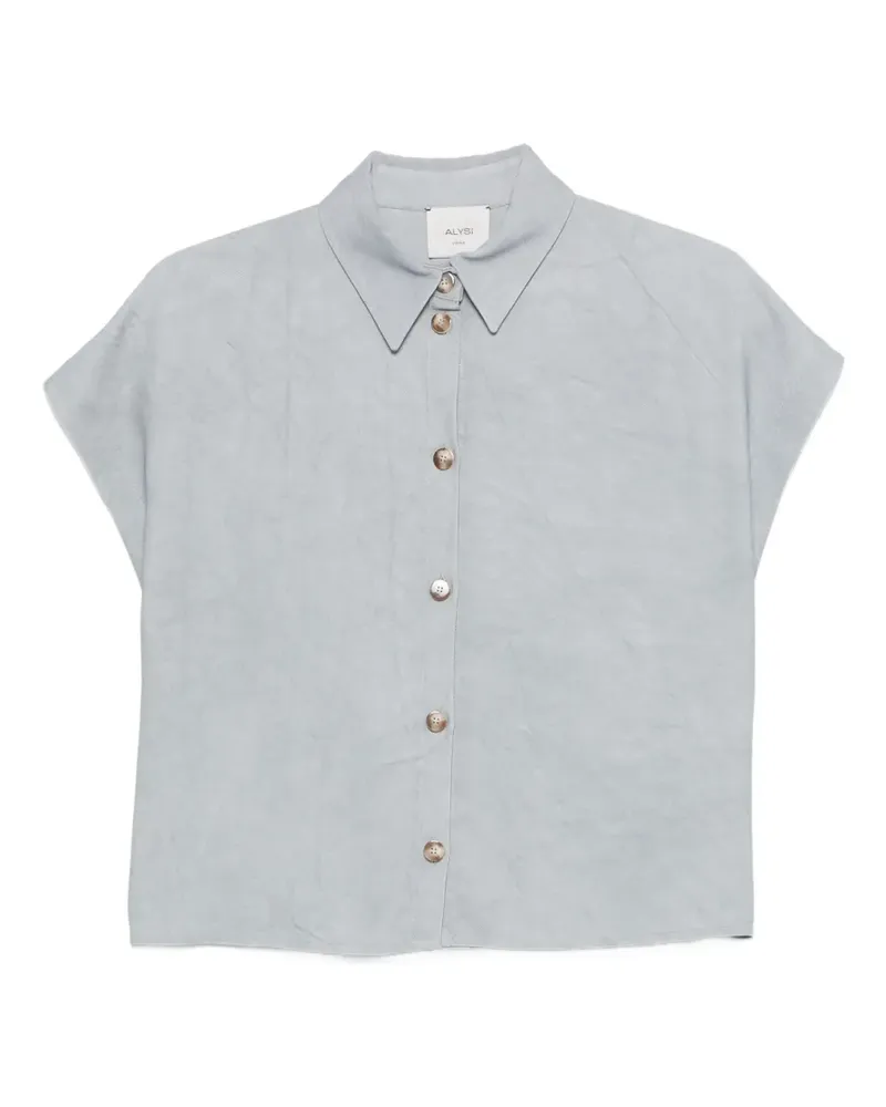 ALYSI buttoned blouse - Blau Blau