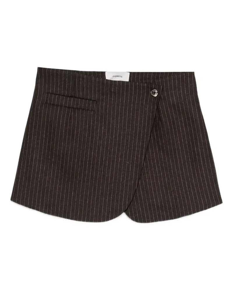 COPERNI Minirock mit Nadelstreifen - Braun Braun