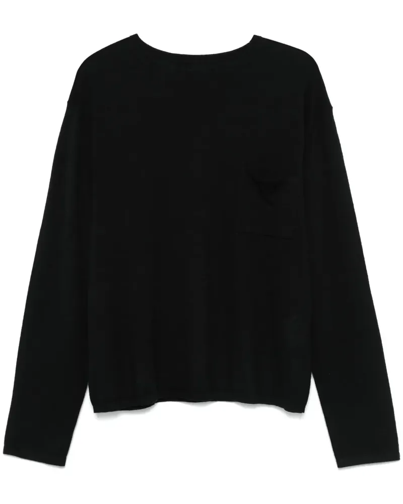 Acne Studios Kaschmirpullover mit Rundhalsausschnitt - Schwarz Schwarz