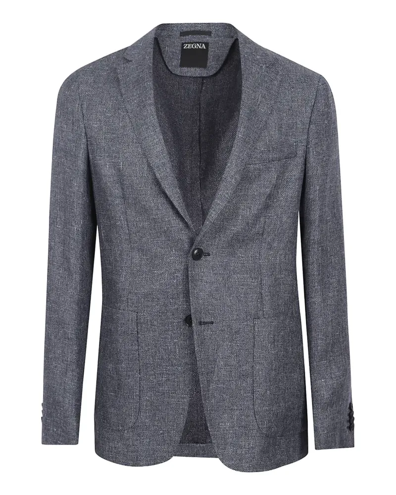 Ermenegildo Zegna notched-lapel blazer - Blau Blau