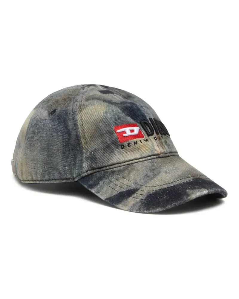 Diesel Baseballkappe mit Camouflage-Print - Blau Blau