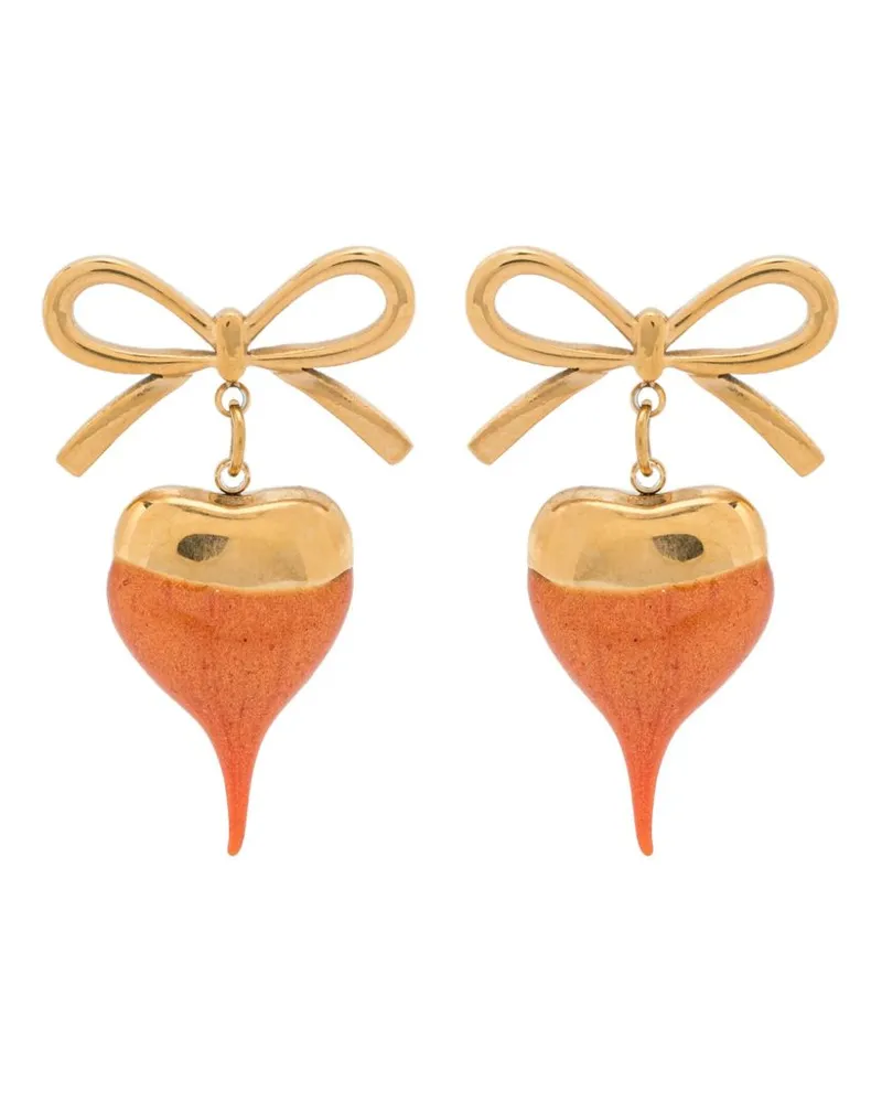 OTTOLINGER Bow Heart Ohrringe - Gold Gold