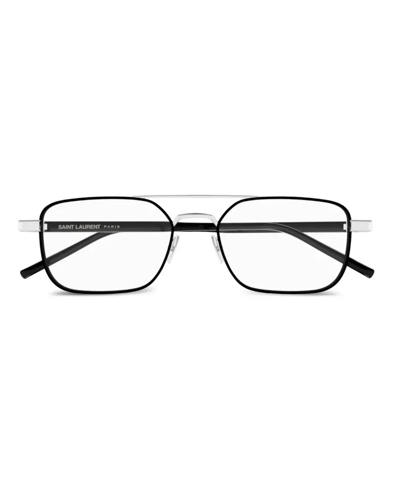 Saint Laurent Klassische Pilotenbrille - Schwarz Schwarz