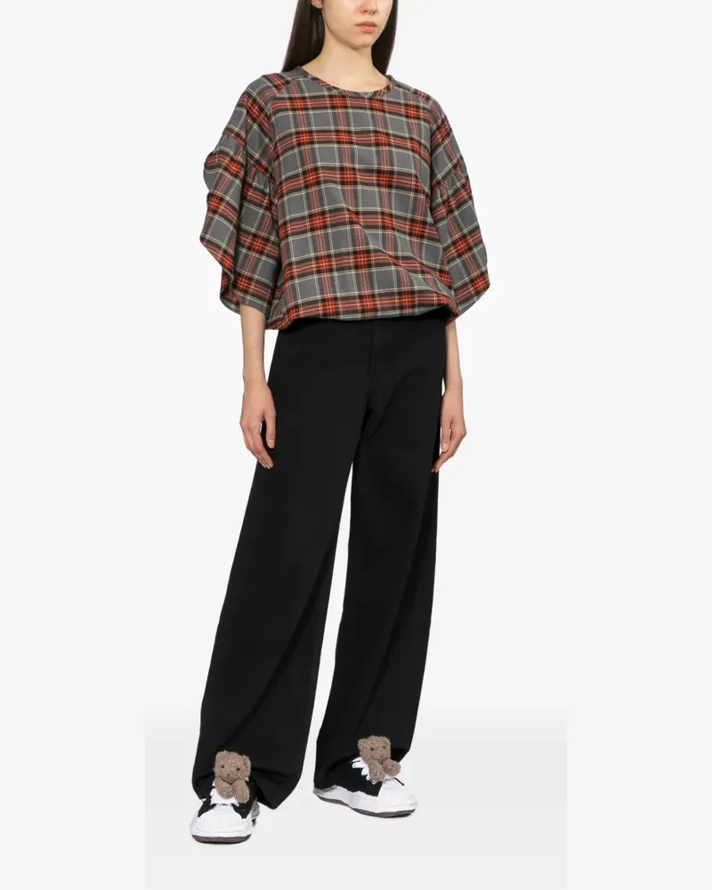 AGOLDE Weite Jeans im Five-Pocket-Design - Schwarz Schwarz