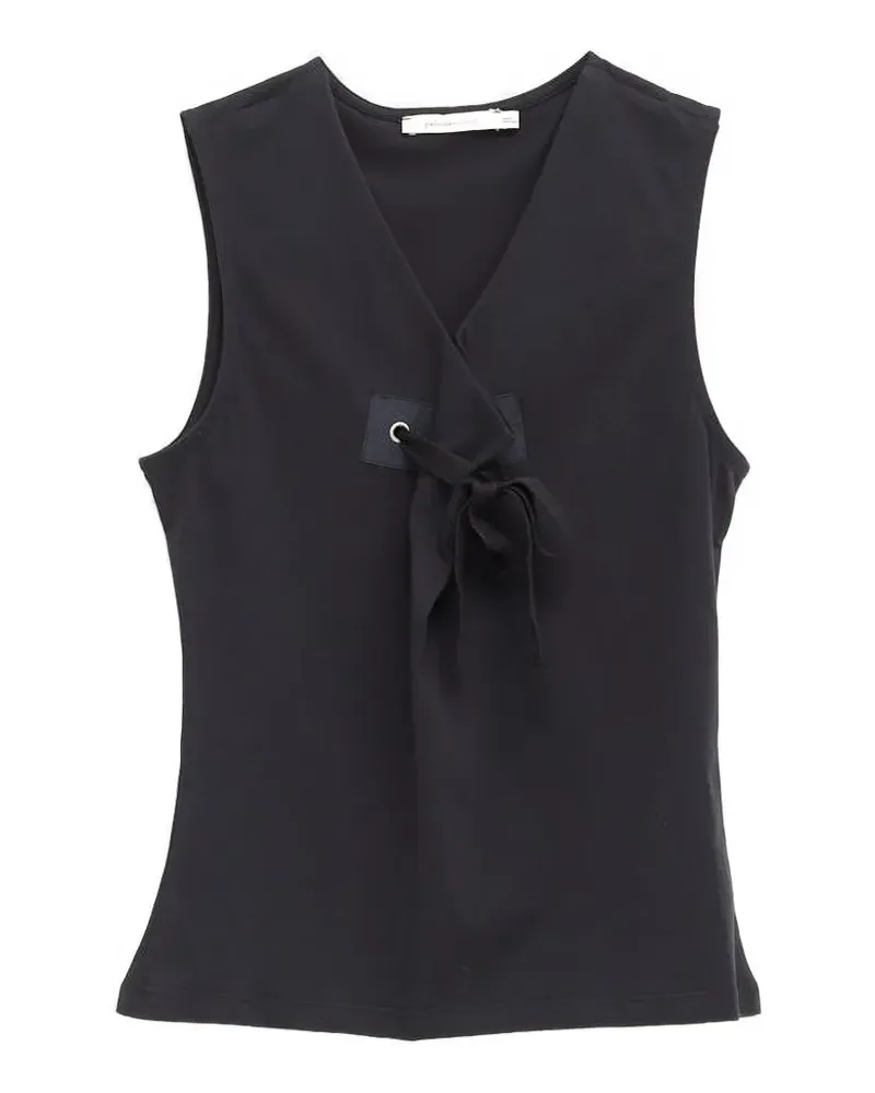 Paloma Wool Manir lace-up sleeveless top - Schwarz Schwarz