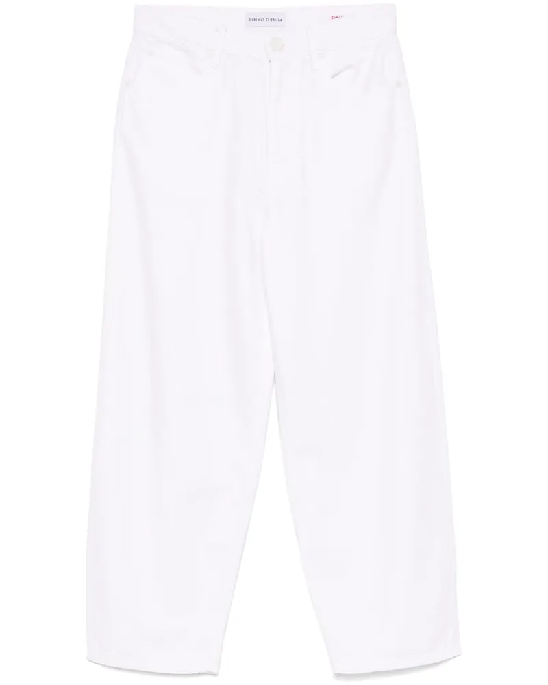 Pinko Jeans mit geradem Bein - Weiß Weiß