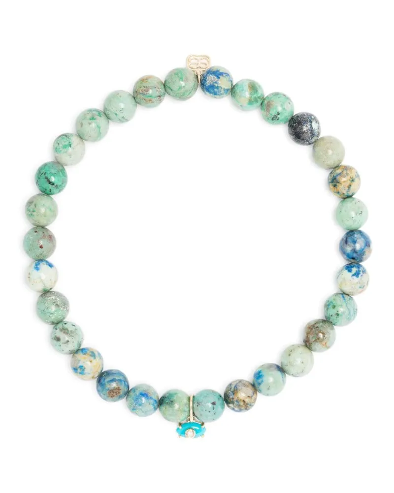 Sydney Evan 14kt Evil Eye Gelbgoldarmband Gold