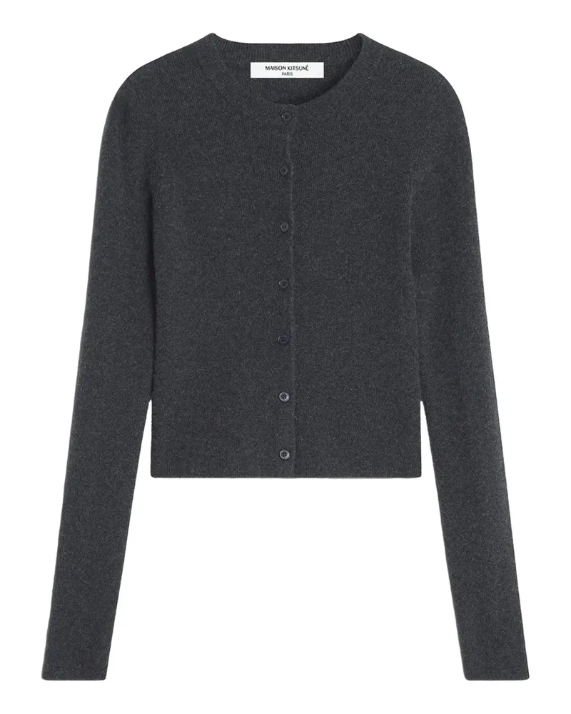 Kitsuné long-sleeves buttoned cardigan - Grau Grau