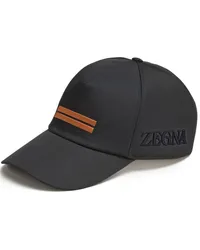 Ermenegildo Zegna Technical Baseballkappe Schwarz