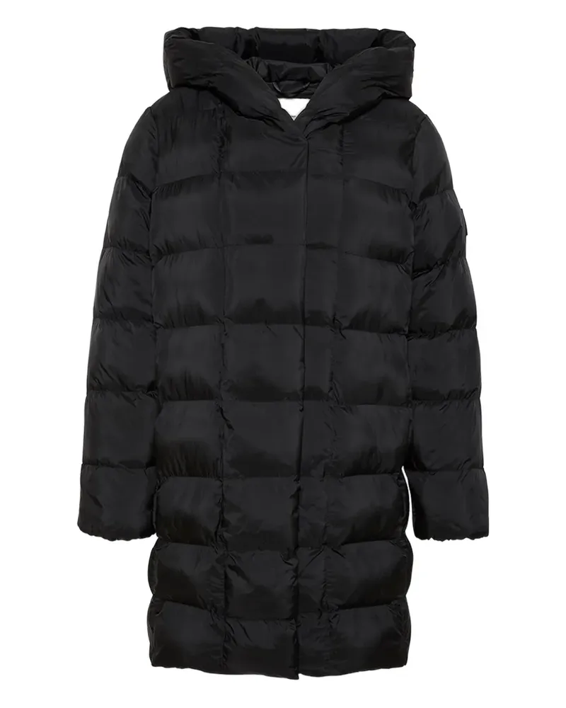 Calvin Klein Gesteppte Kapuzenjacke - Schwarz Schwarz