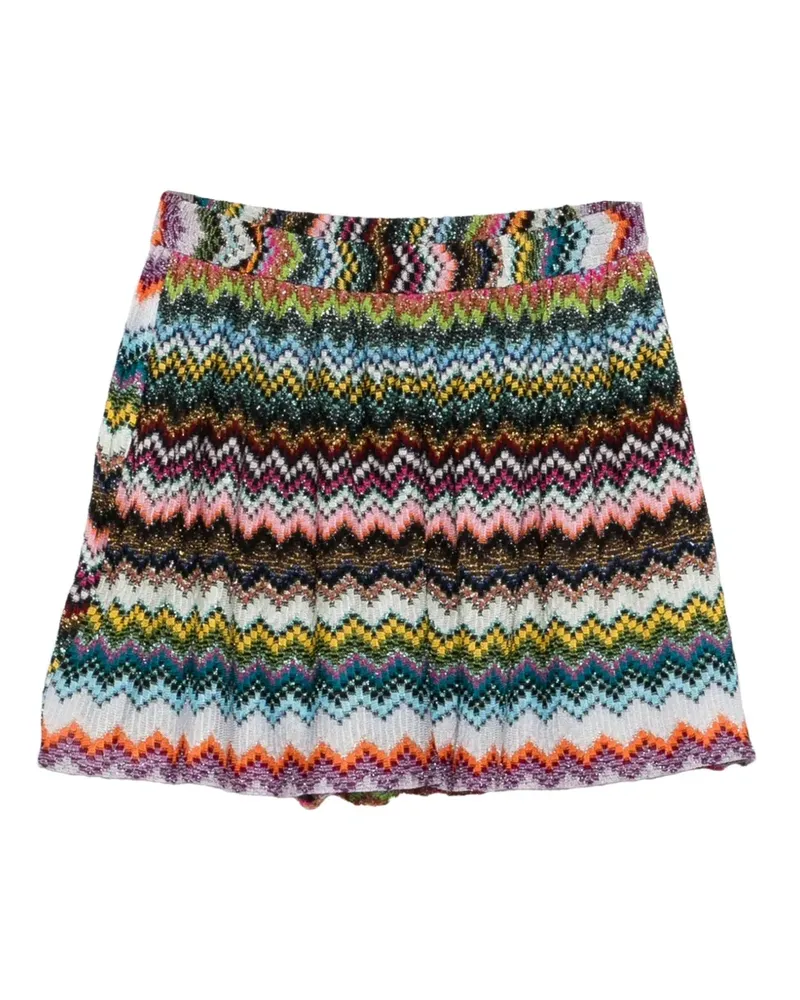 Missoni chevron shorts - Blau Blau