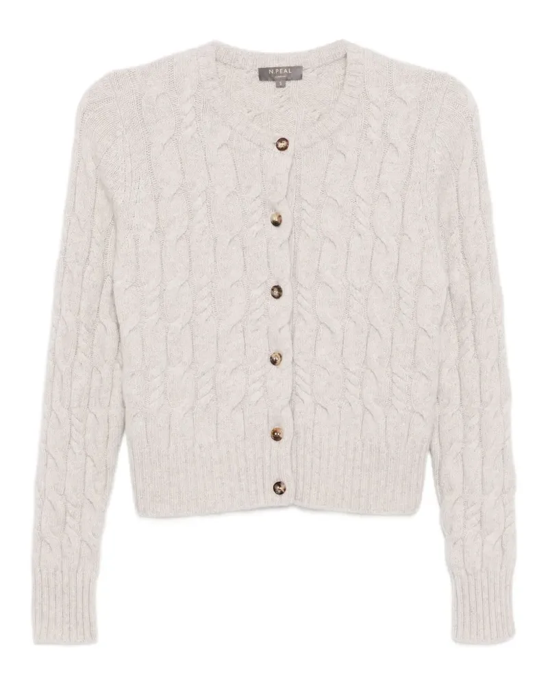 N.Peal Cardigan aus Kaschmir - Grau Grau