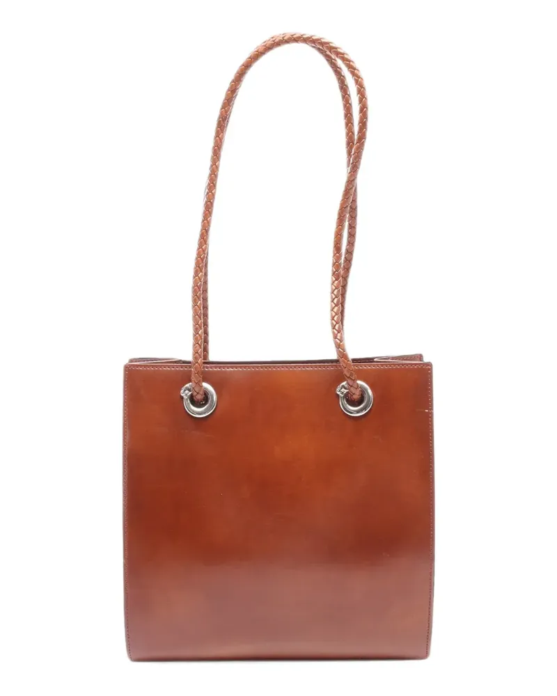 Cartier 2000s Panthère leather tote bag - Braun Braun