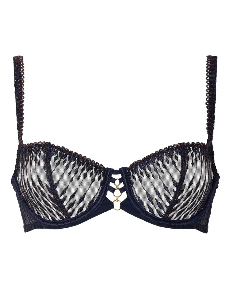 Aubade Bestickter Voodoo Beijo Bügel-BH - Blau Blau
