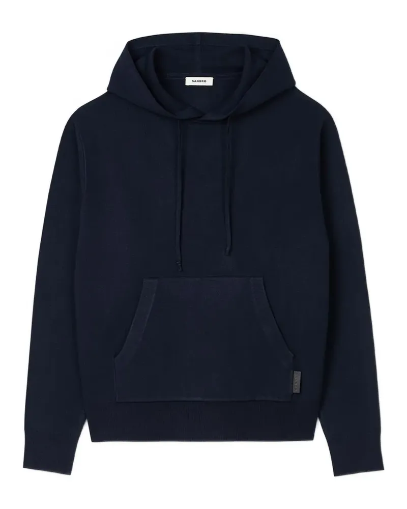 Sandro Hoodie mit Logo-Detail - Blau Blau