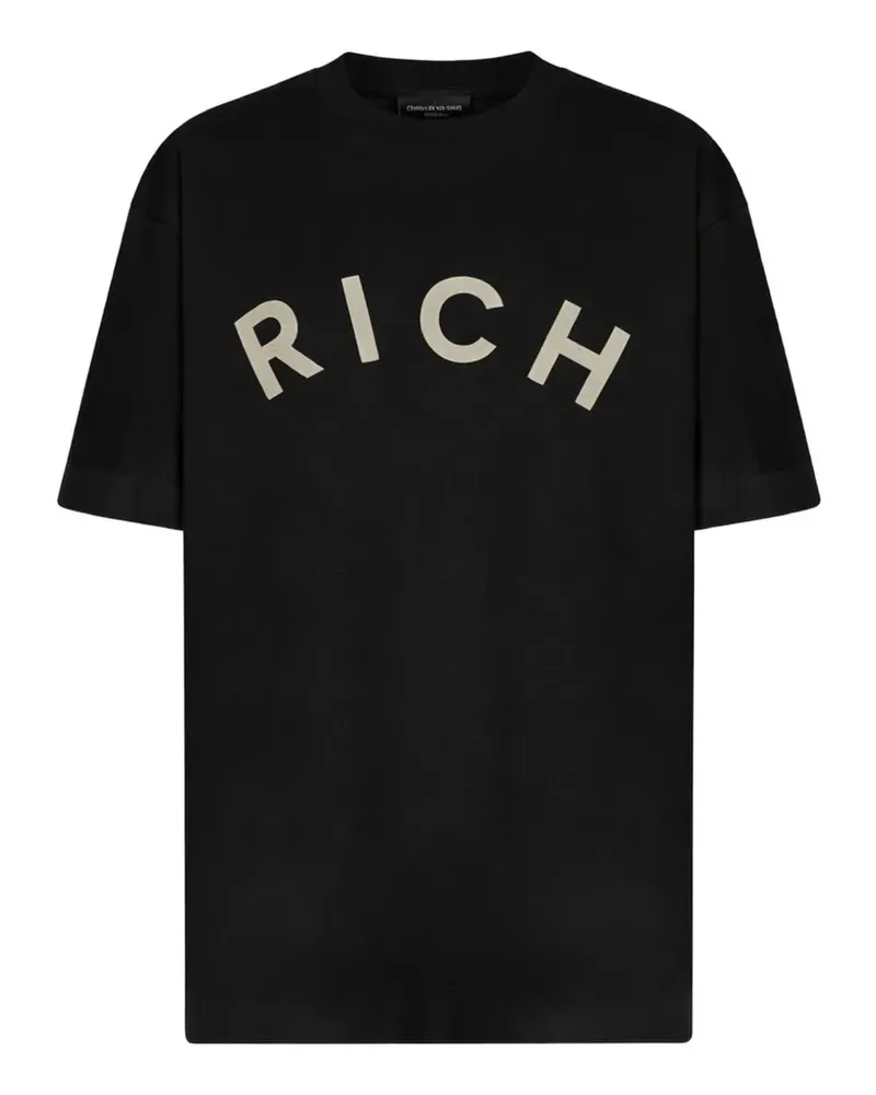 John Richmond logo-print T-shirt - Schwarz Schwarz