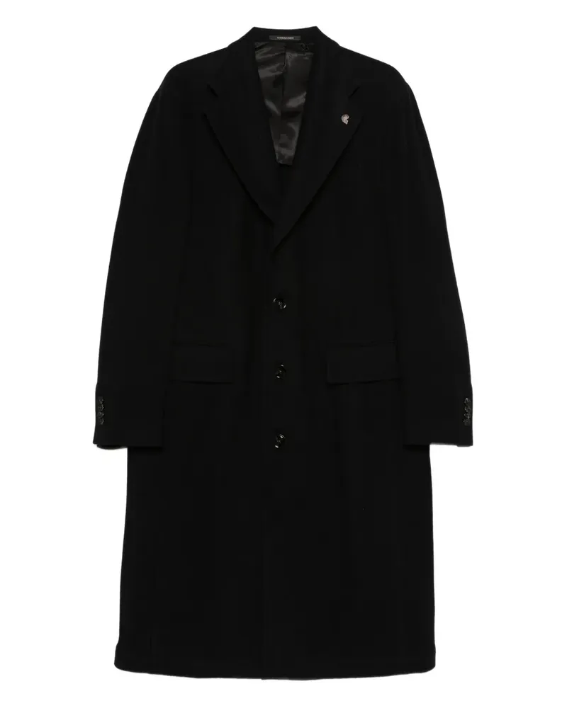 Gabriele Pasini Geknöpfter Luigi Bianchi Mantel - Schwarz Schwarz