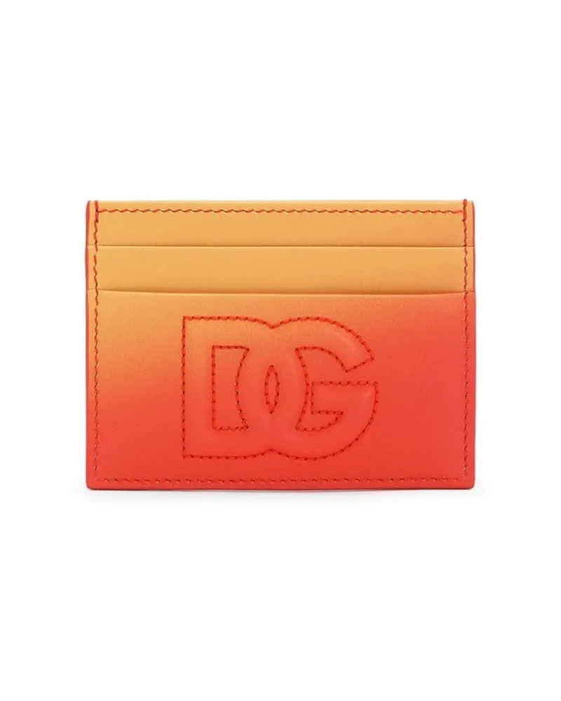 Dolce & Gabbana Kartenetui mit DG-Logo - Orange Orange