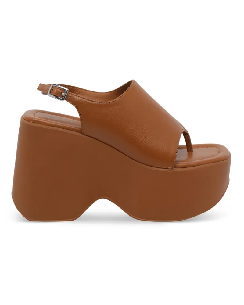 Vic Matié Sensory leather sandals - Braun Braun